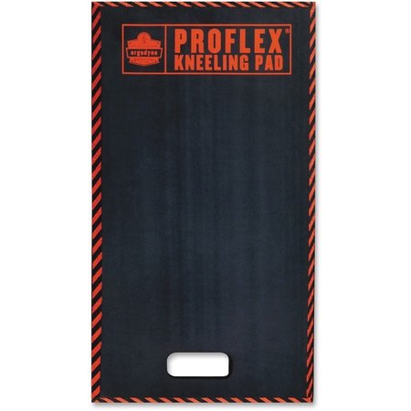 PROFLEX BY ERGODYNE Kneeling Pad, NBR Foam Rubber, Large, 16"x28"x1", Black EGO18385